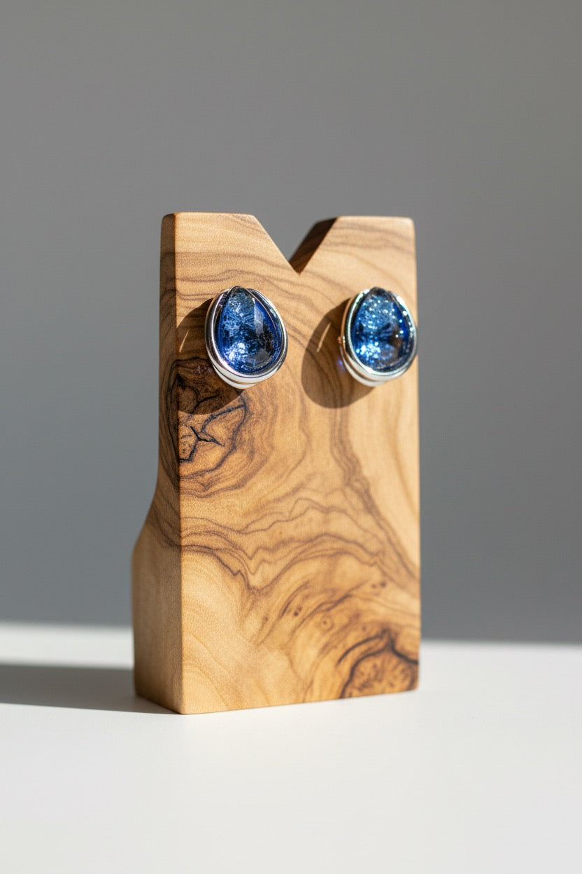 Miss Milly Powder Blue Earrings from Pixi Daisy