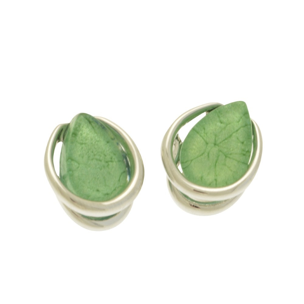 Miss Milly Green Nugget Earrings from Pixi Daisy