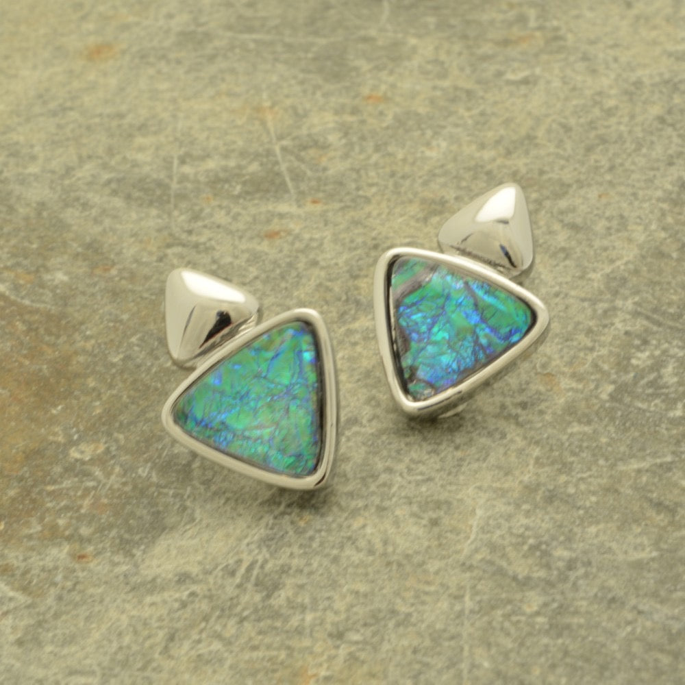 Miss Milly blue pyramid earrings from Pixi Daisy