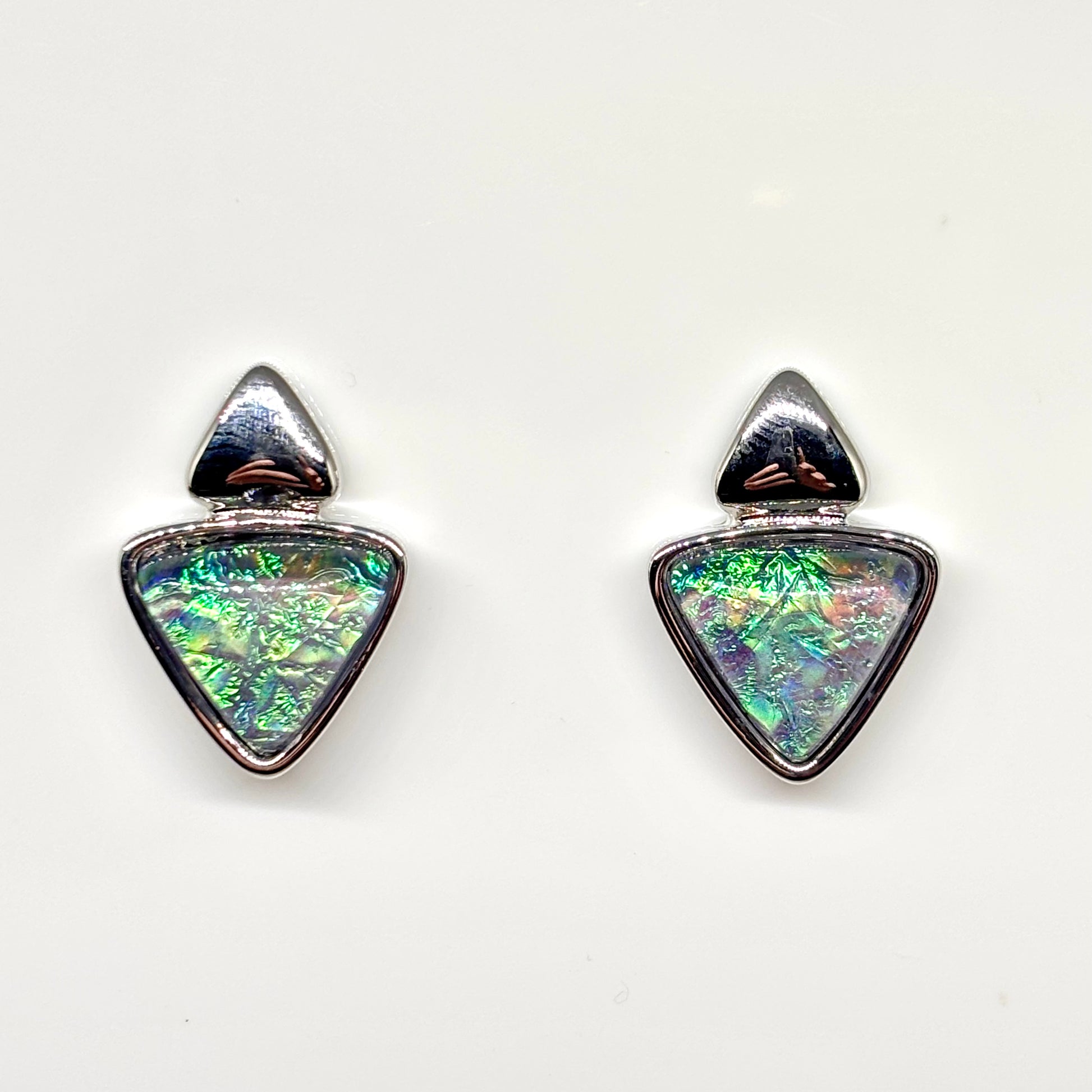 Miss Milly blue pyramid earrings from Pixi Daisy