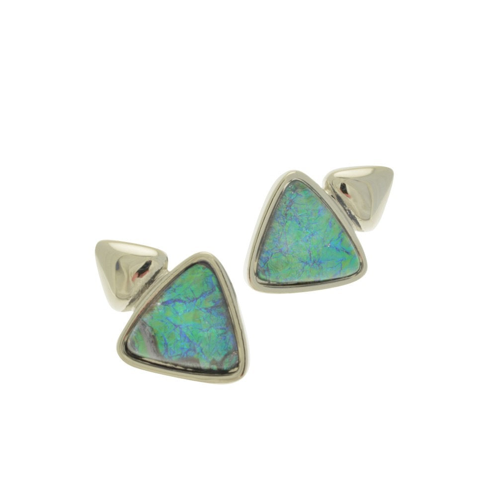 Miss Milly blue pyramid earrings from Pixi Daisy