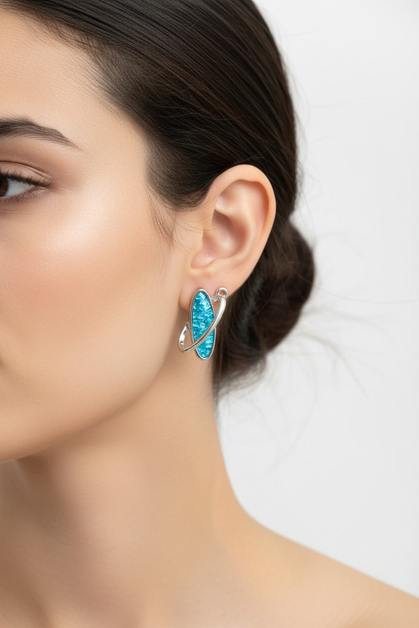 Miss Milly Turquoise Earrings from Pixi Daisy
