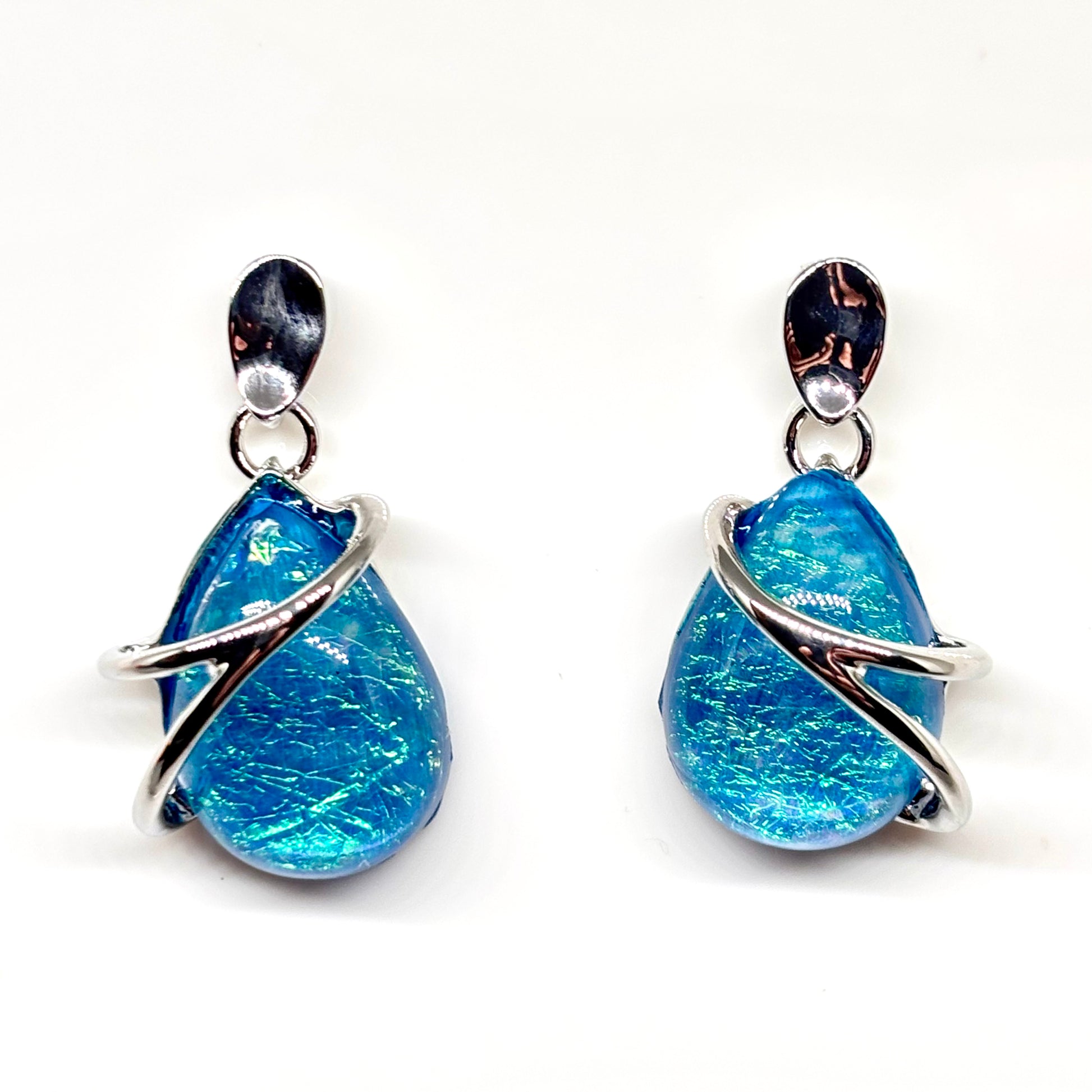 Miss Milly Blue Teardrop earrings from Pixi Daisy