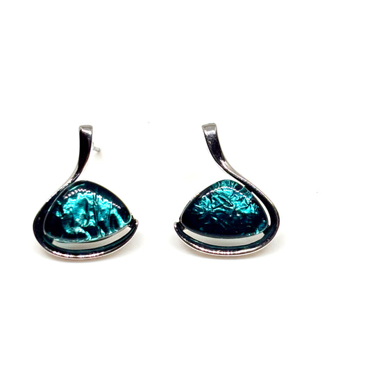Miss Milly Dark Green earrings from Pixi Daisy