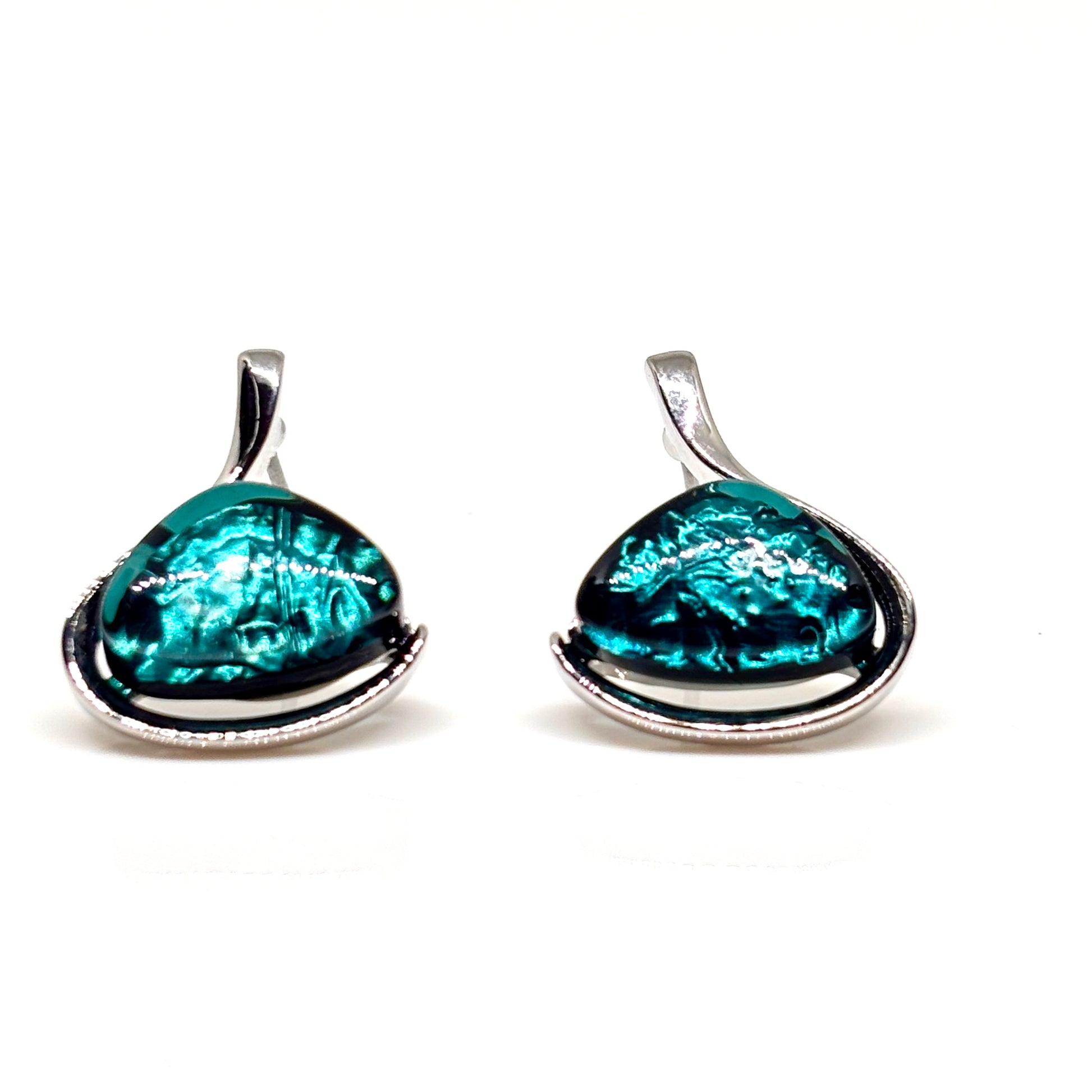 Miss Milly Dark Green earrings from Pixi Daisy