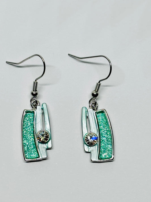 Miss Milly Mint Green Earrings from Pixi Daisy