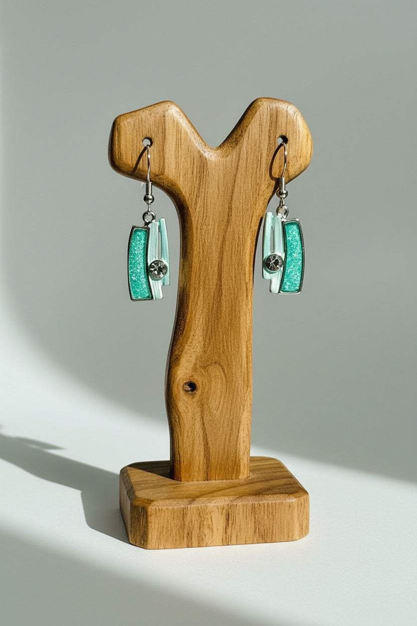 Miss Milly Mint Green Earrings from Pixi Daisy
