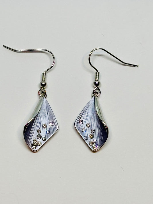 Miss Milly Purple Iris earrings from Pixi Daisy