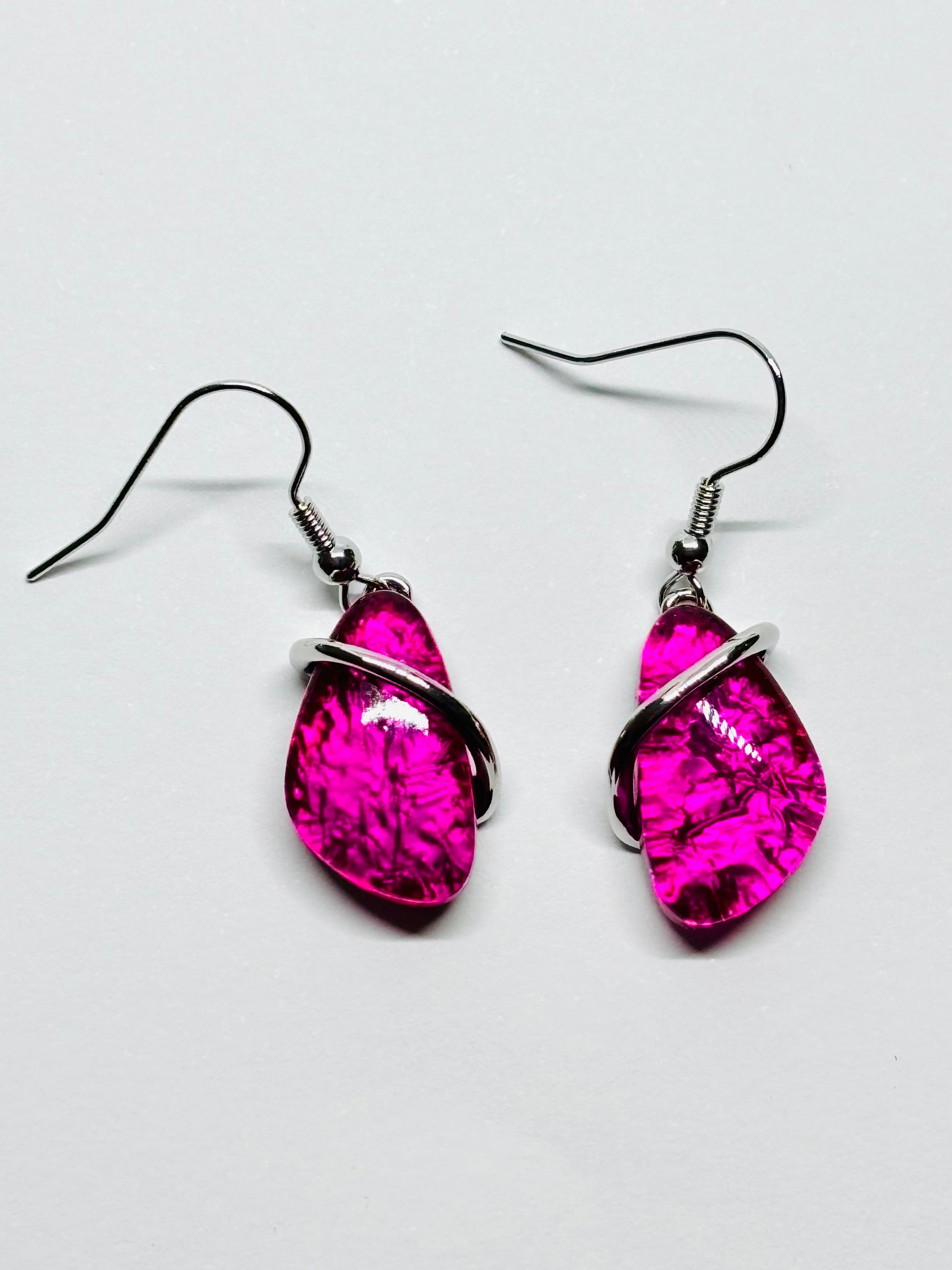 Miss Milly Fuchsia Pink Earrings from Pixi Daisy