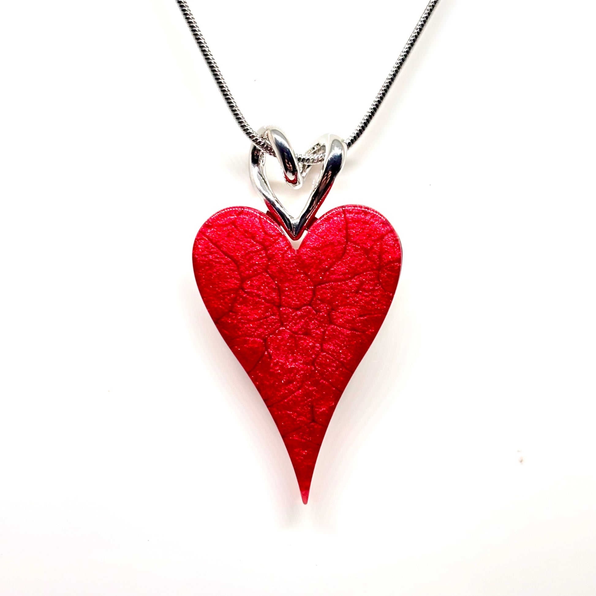 Miss Milly Scarlet Red heart pendant from Pixi Daisy