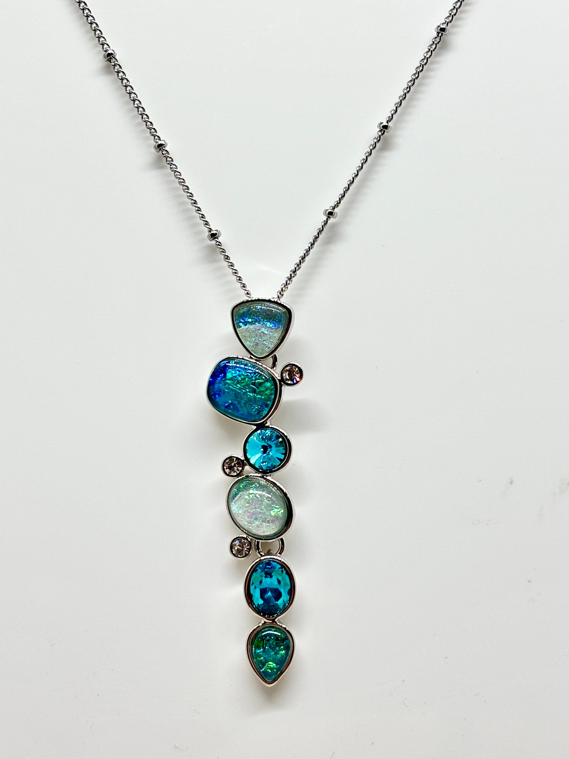 Miss Milly Blue Sparkles Necklace from Pixi daisy