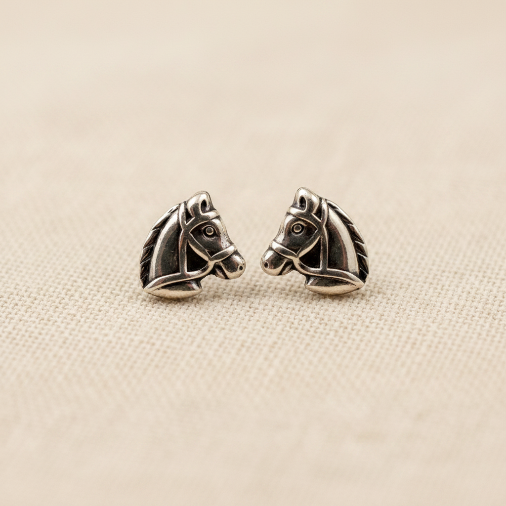 Horse Head Stud Earrings from pixi daisy