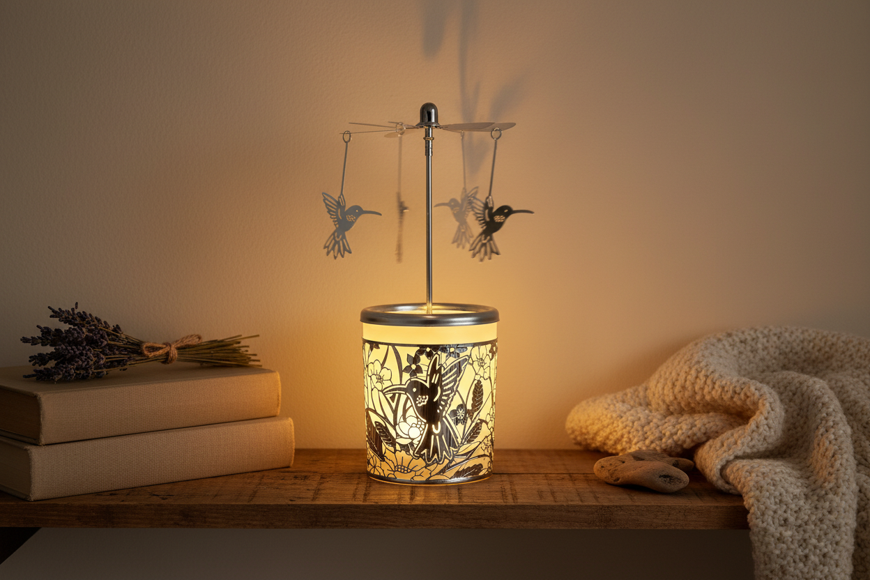 Hummingbird Tea Light Carousel from Pixi Daisy