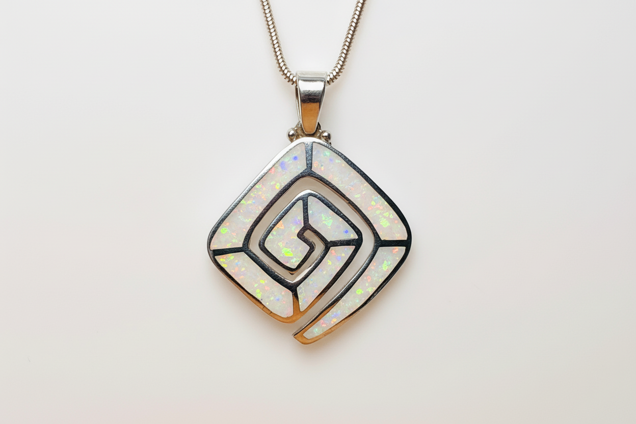 Large white opal pendant from Pixi Daisy