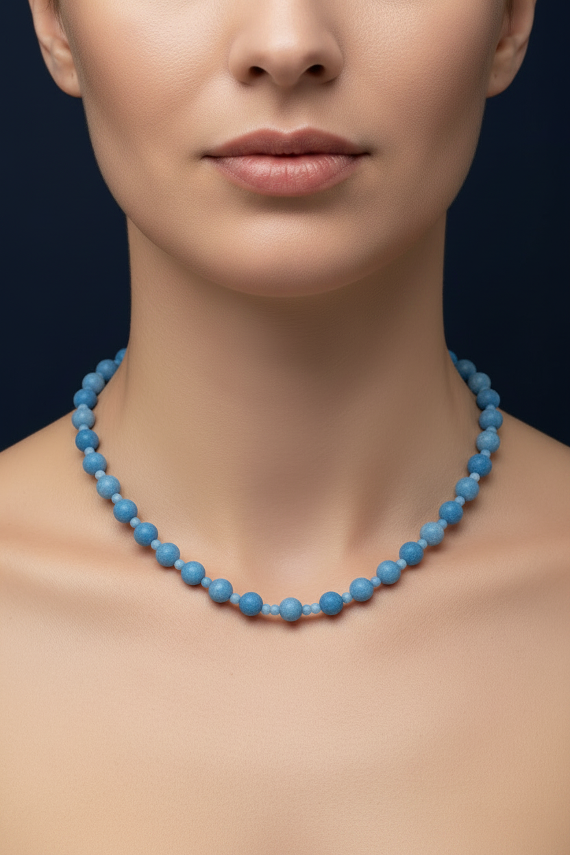 Matt Blue Aventurine Necklace from pixi daisy
