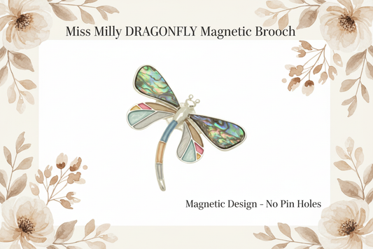 Miss Milly Dragonfly Magnetic Brooch from Pixi Daisy