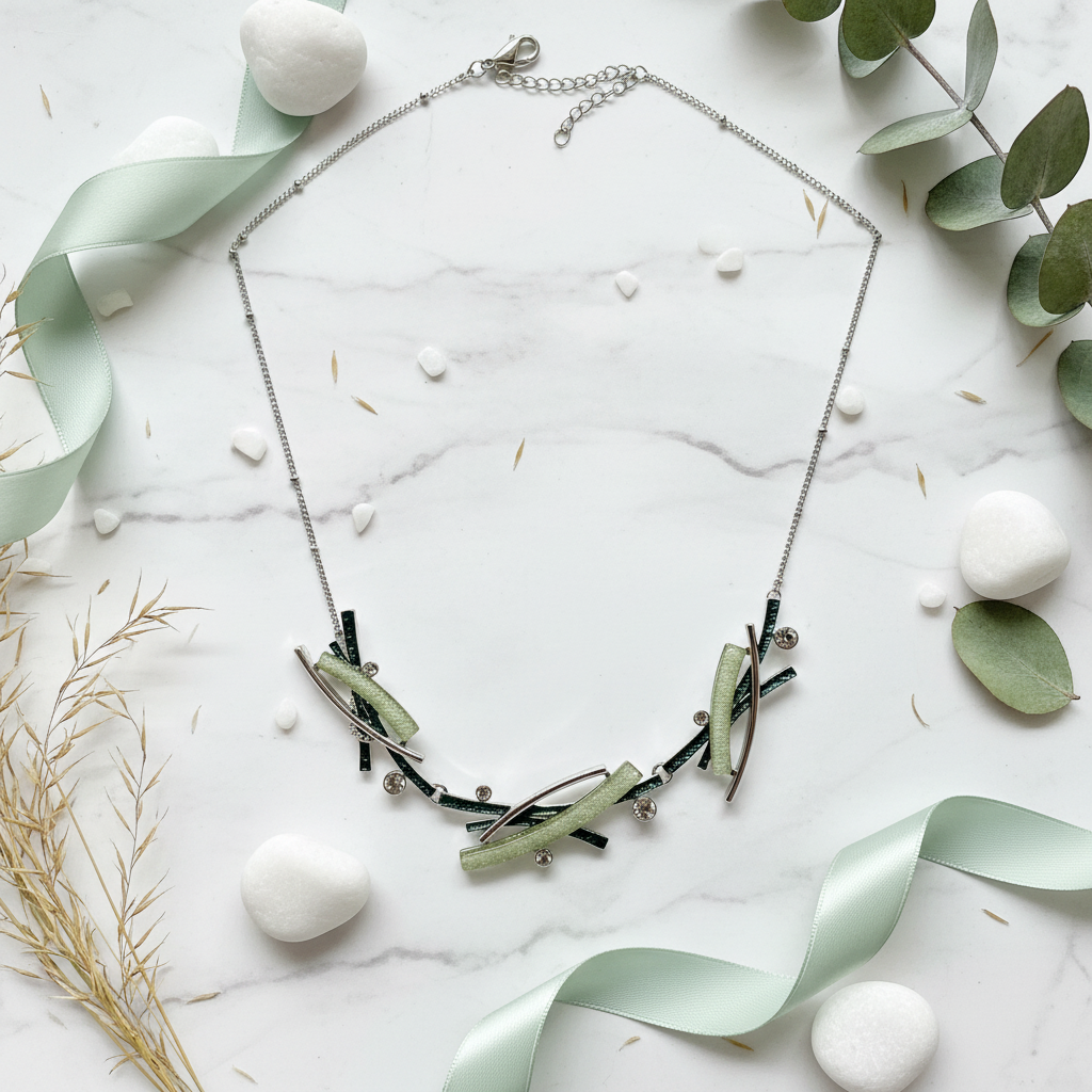 Miss Milly Foaming Sea Necklace - Lay Flat