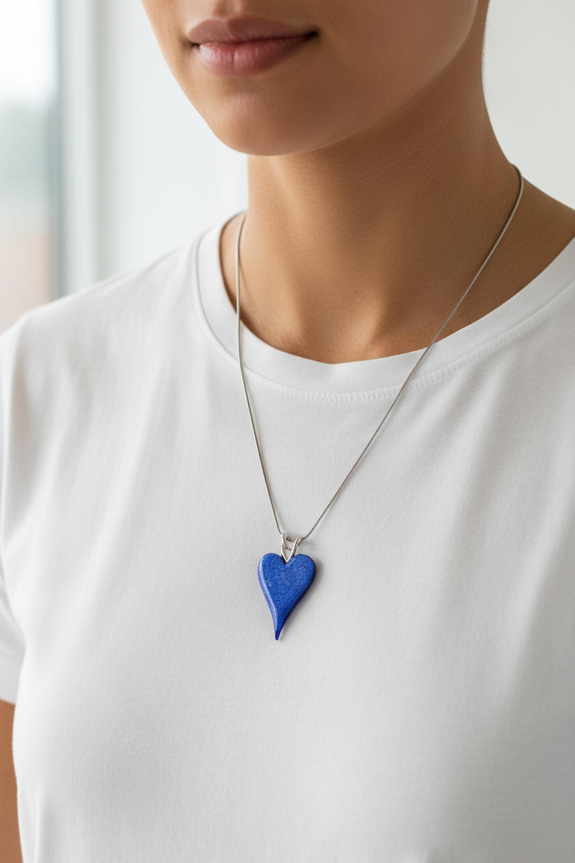Miss Milly soft blue pendant from Pixi Daisy