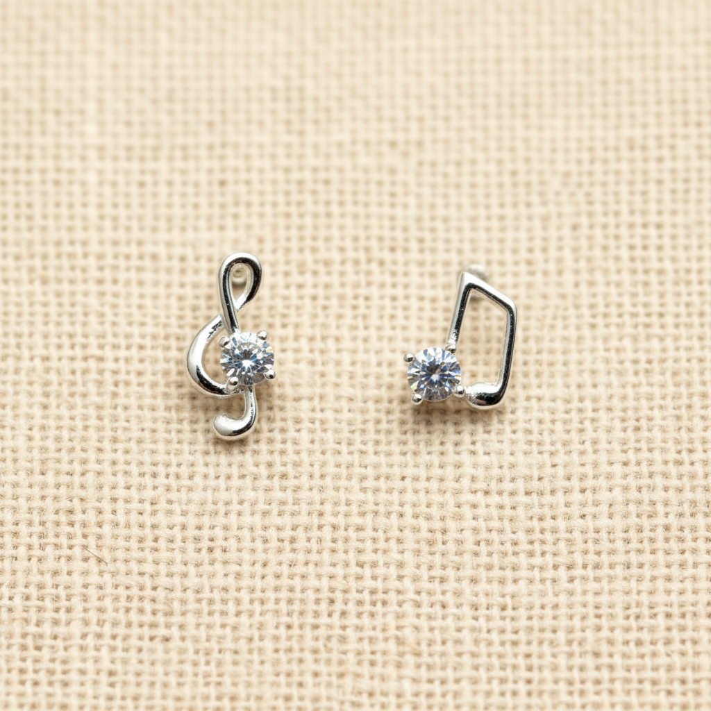 Musical Notes Stud Earrings - pixi daisy