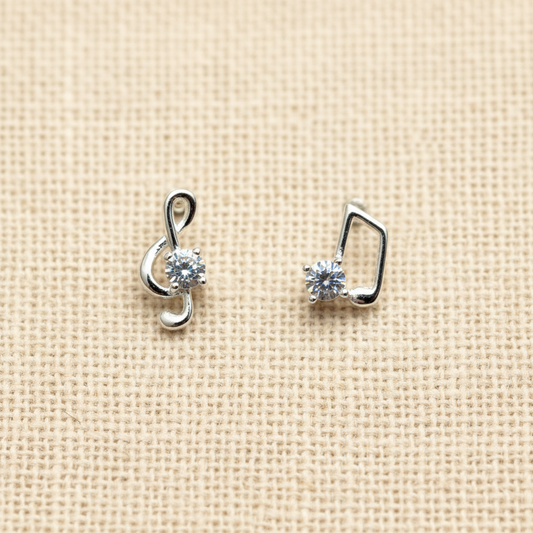 Musical Notes Stud Earrings - pixi daisy