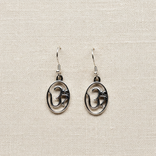 Om Symbol Drop Earrings from pixi daisy