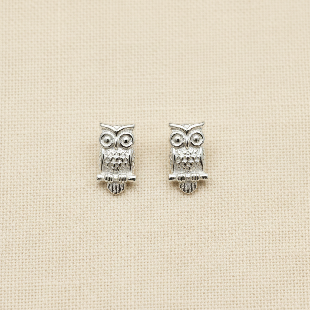 Owl Stud Earrings from Pix Daisy