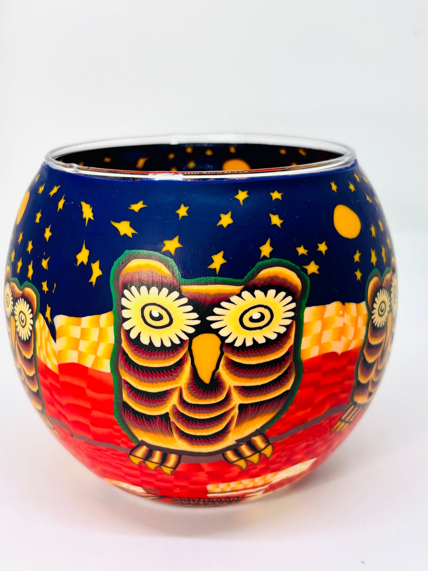 Owl Globe tea light holder from Pixi Daisy