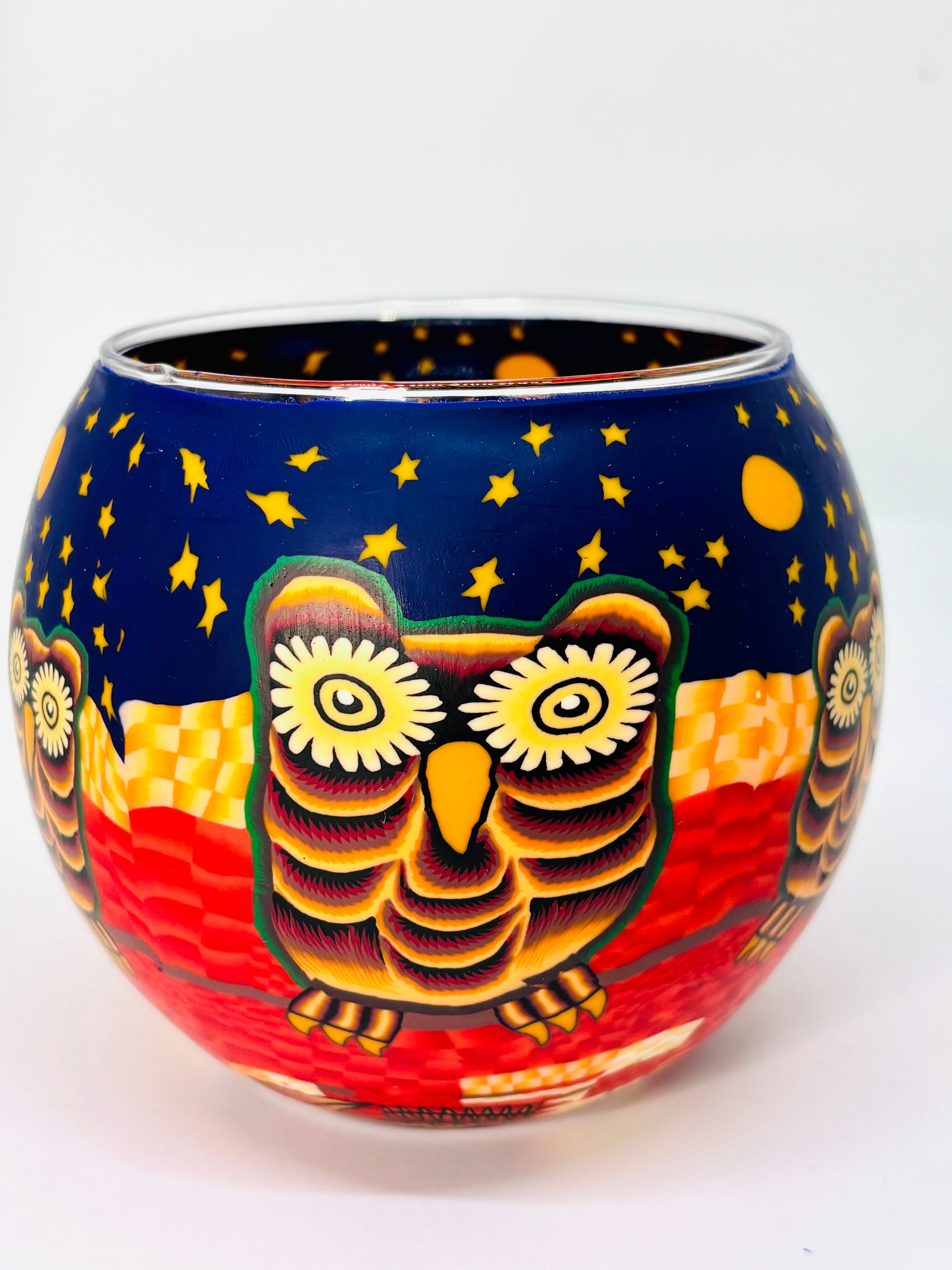 Owl Globe tea light holder from Pixi Daisy