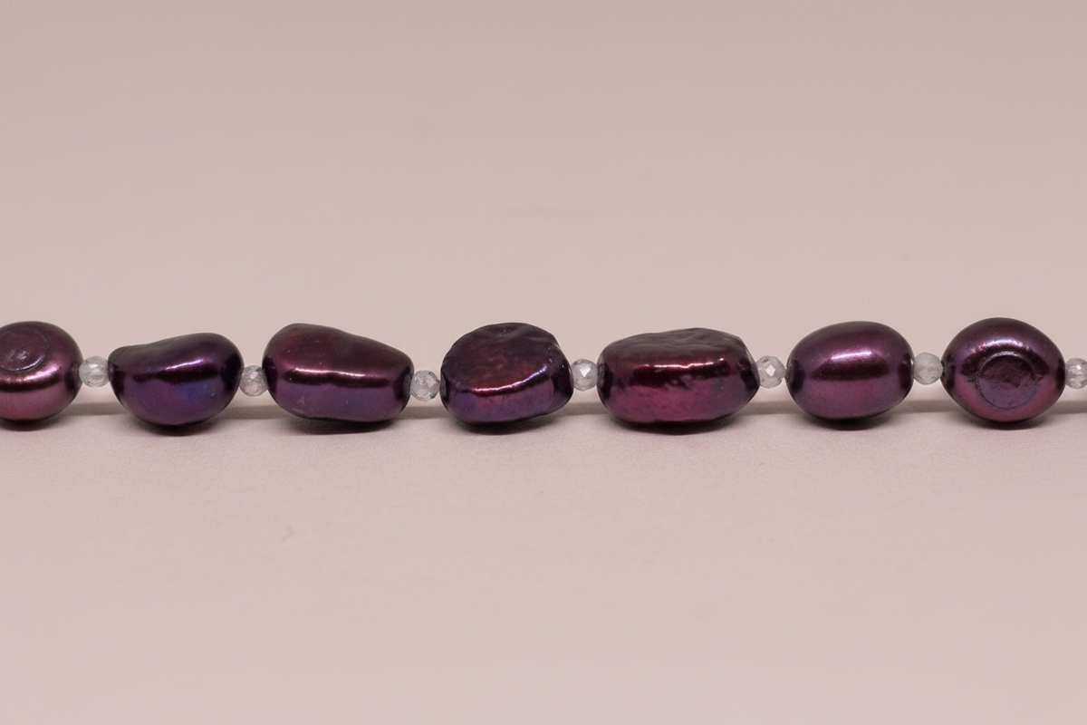 Burgundy Freshwarer Pearl Bracelet - pixi daisy
