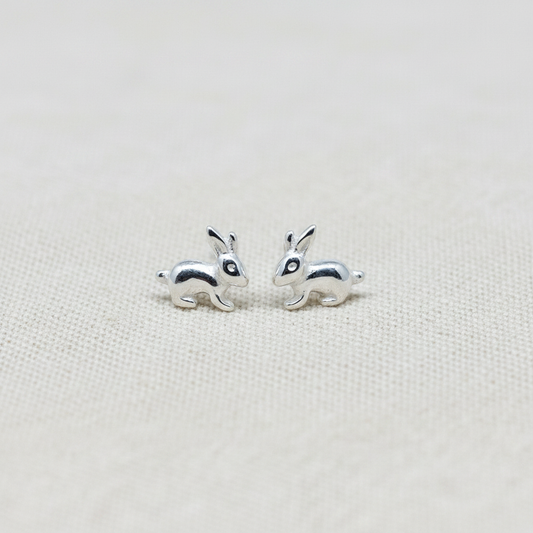 Rabbit Stud Earrings - pixi daisy