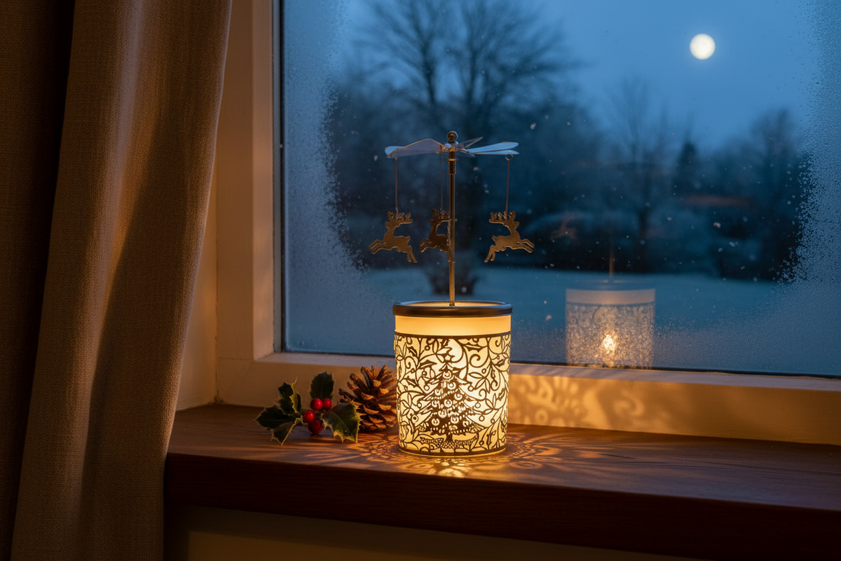 Reindeer Carousel - Cottage Windowsill