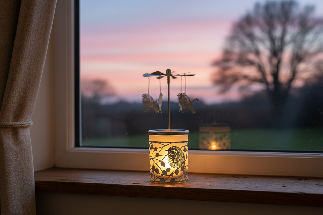 Robin Carousel - Windowsill at Dusk