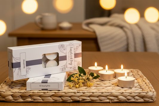 Sandwick Bay Honeysuckle Tea Lights from Pixi Daisy
