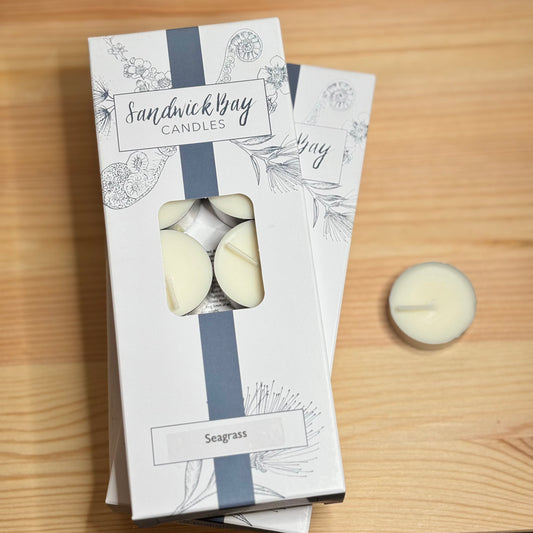 Seagrass tealight candles from Pixi Daisy