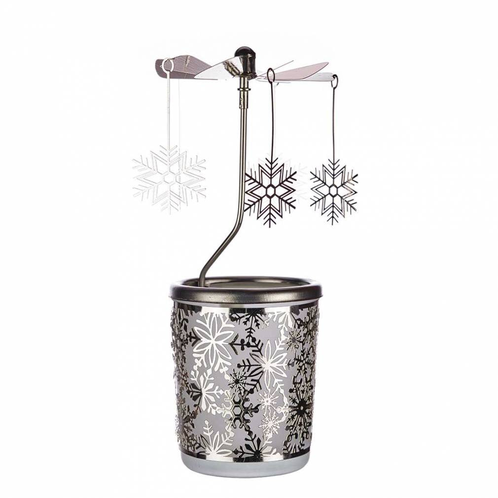 Snowflake Carousel Tea Light Holder - Pixi Daisy