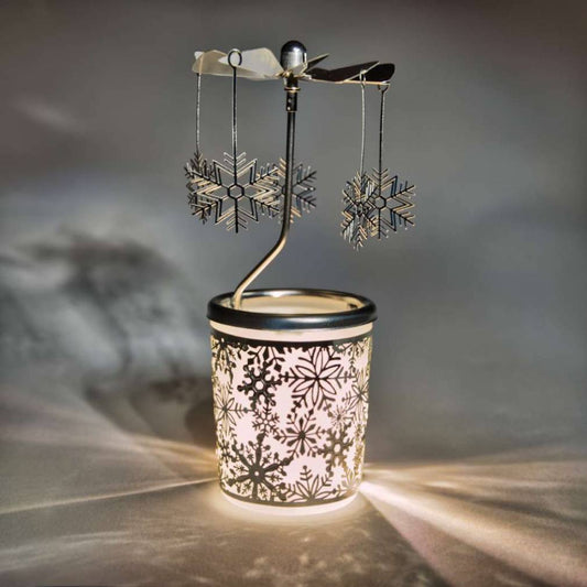 Snowflake Carousel Tea Light Holder - Pixi Daisy