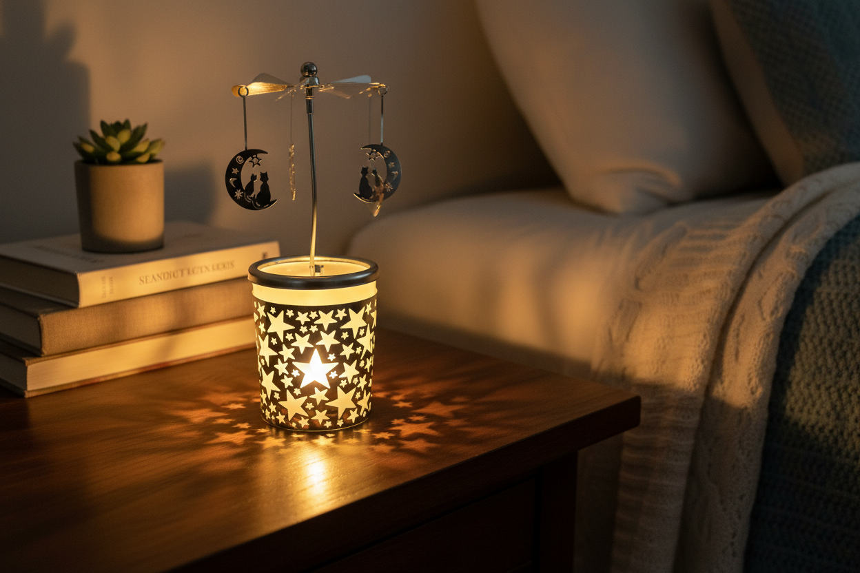 Moon & Cat tea light holder from Pixi Daisy