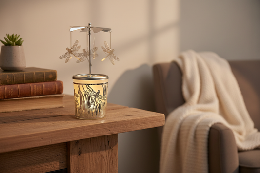 Dragonfly carousel tera light holder from Pixi Daisy