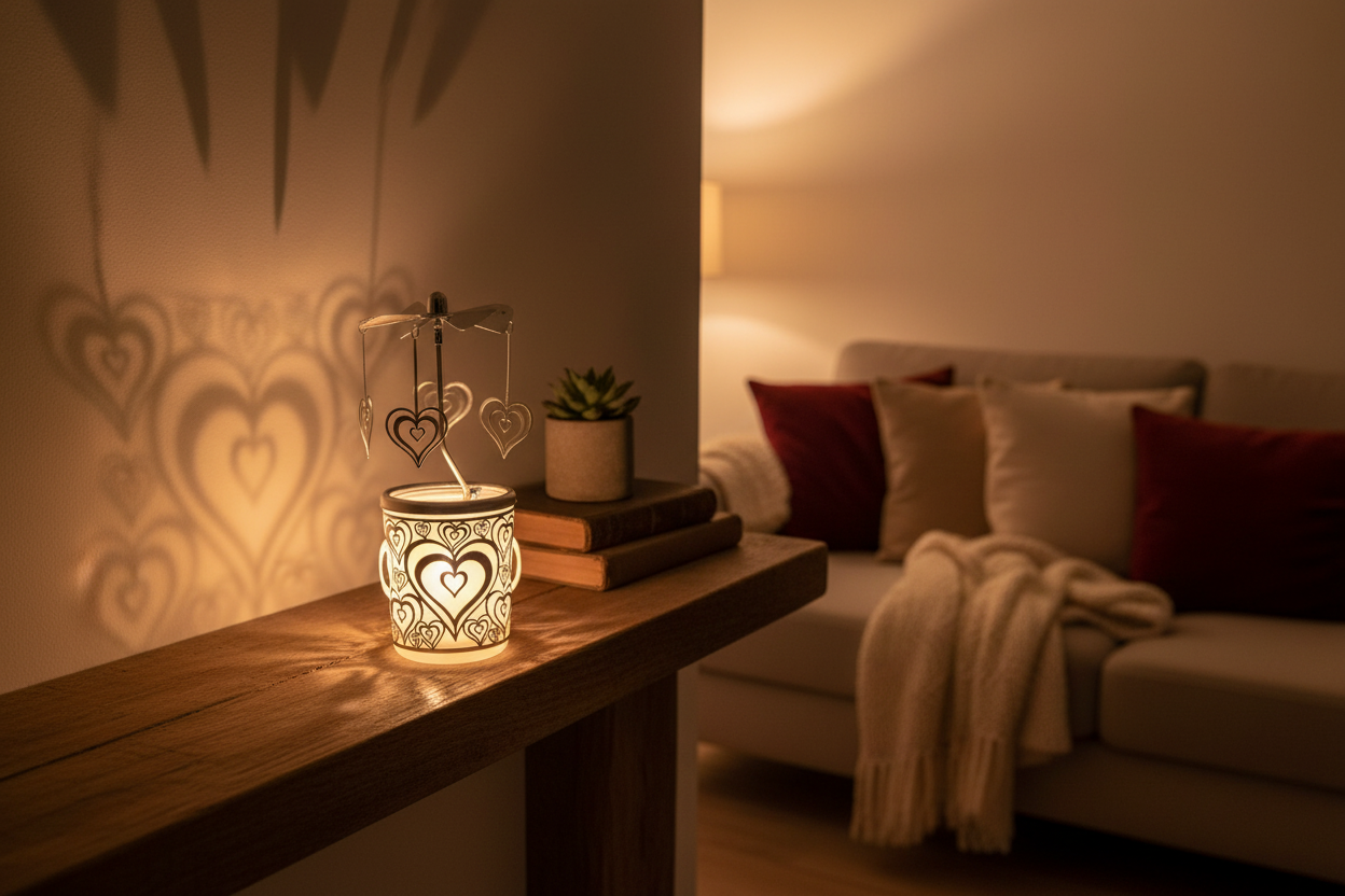 Heart carousel tea light holder from Pixi Daisy