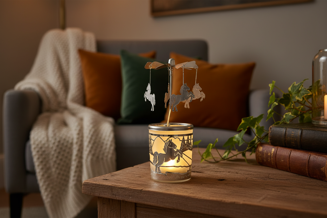 Horse carousel tea light holder from Pixi Daisy