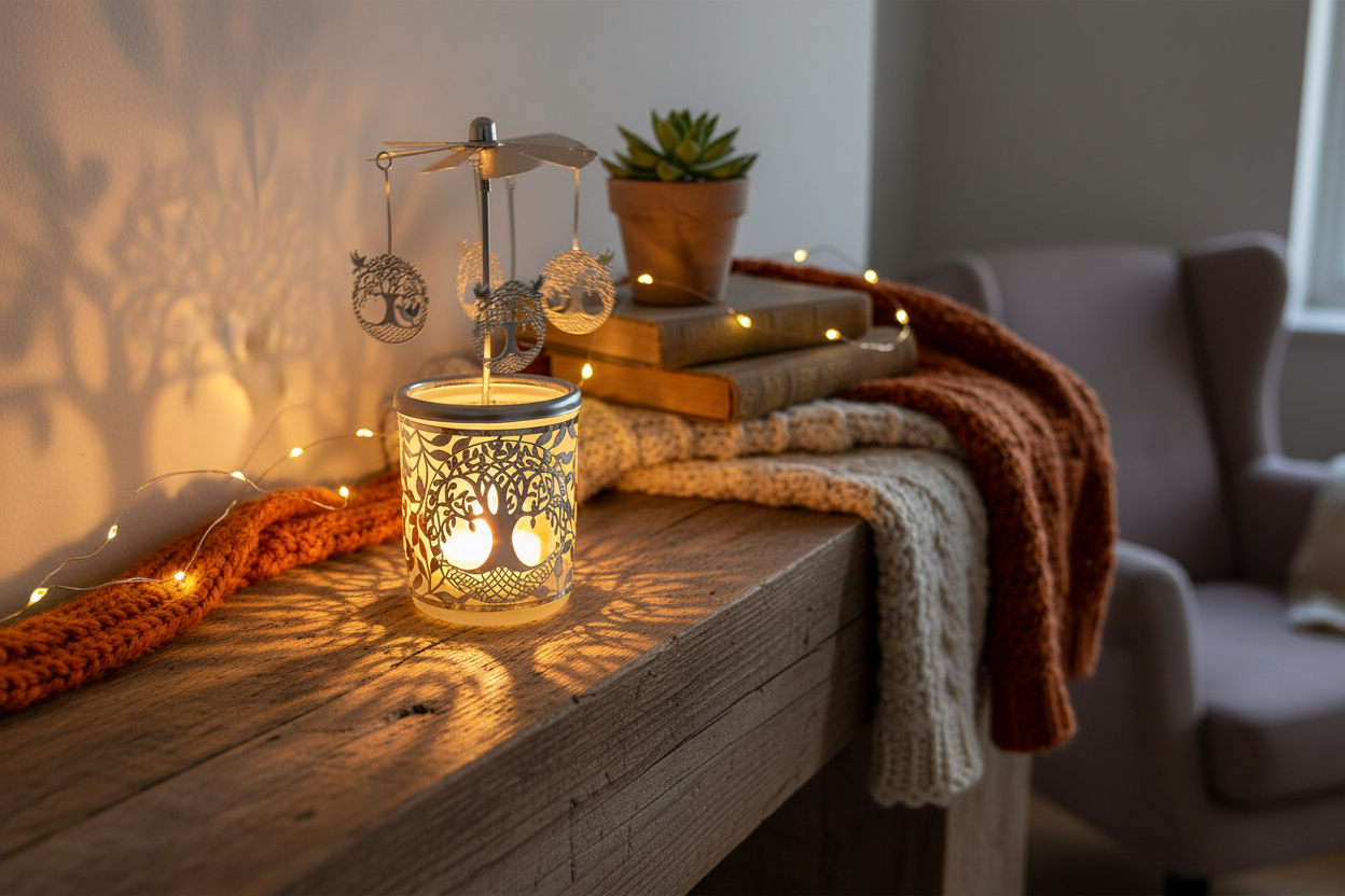 Tree of Life carousel tea light holder from Pixi Daisy