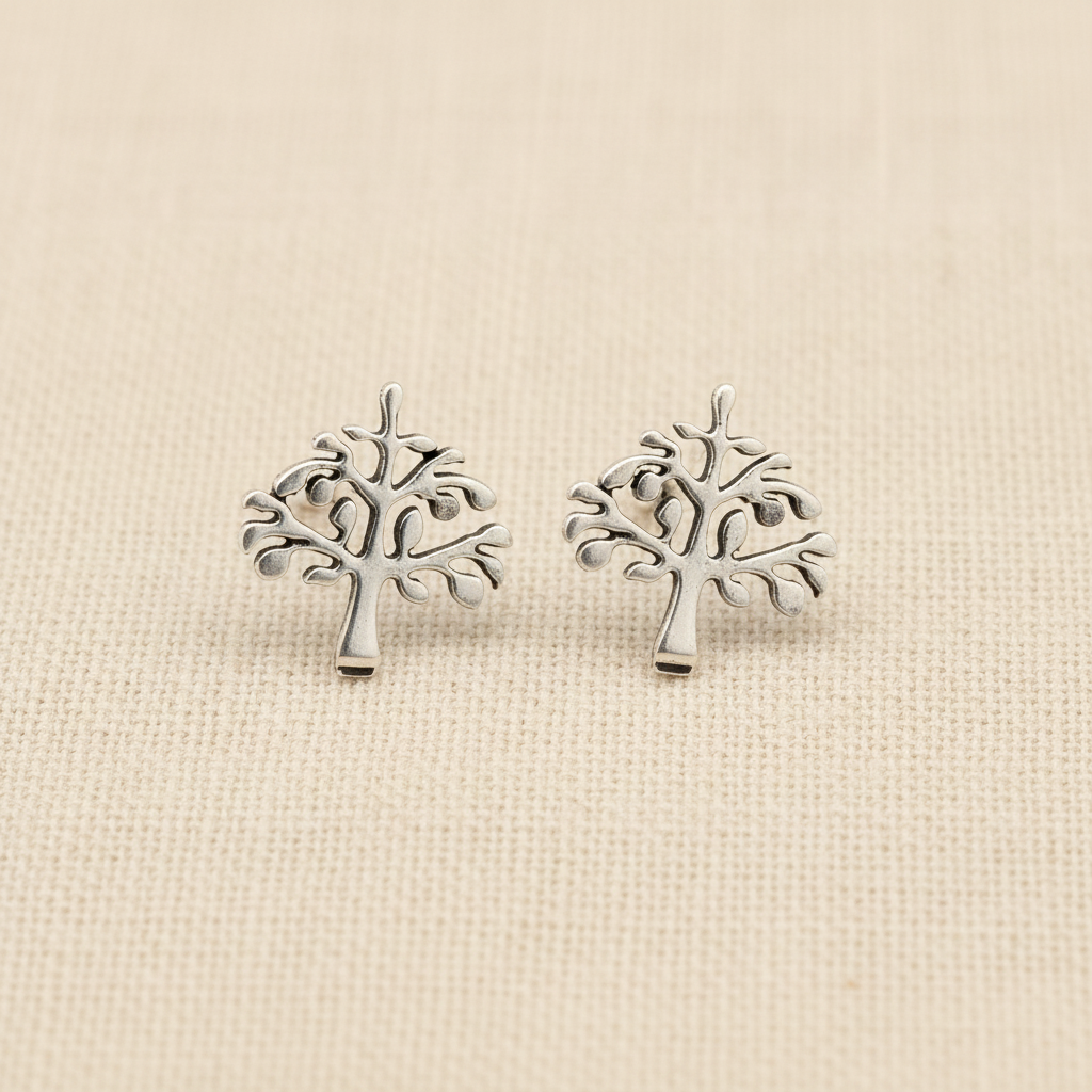 Tree of Life Stud Earrings - Open Filigree from pixi daisy