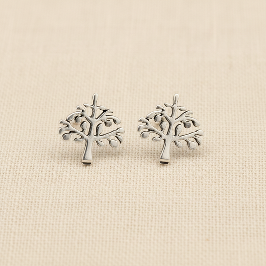Tree of Life Stud Earrings - Open Filigree from pixi daisy