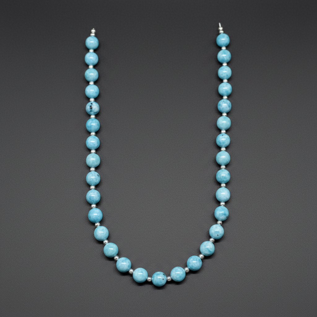 sky blue hemimorphite necklace from pixi daisy