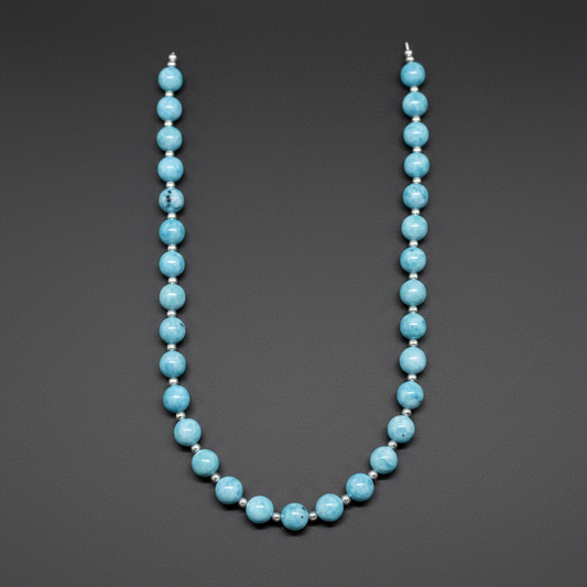 sky blue hemimorphite necklace from pixi daisy