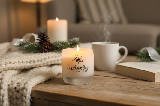 Sandwick Bay White Christmas Candle from Pixi Daisy