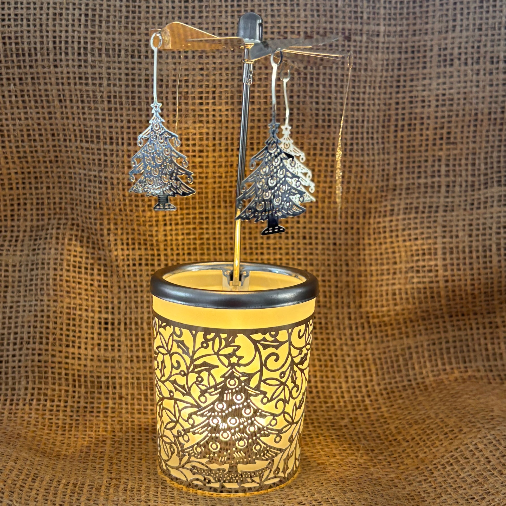 Christmas Tree Carousel Tea Light Holder - Pixi Daisy