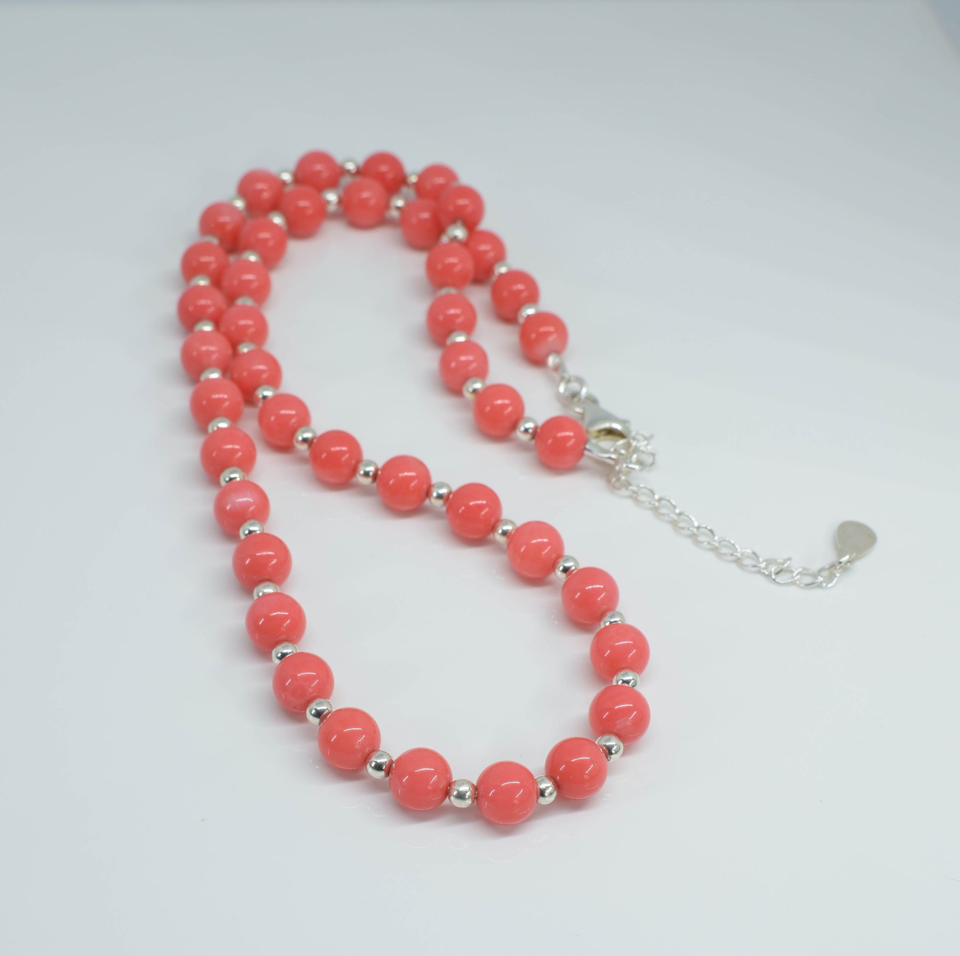 Handmade Coral Gemstone Necklace - Pixi Daisy