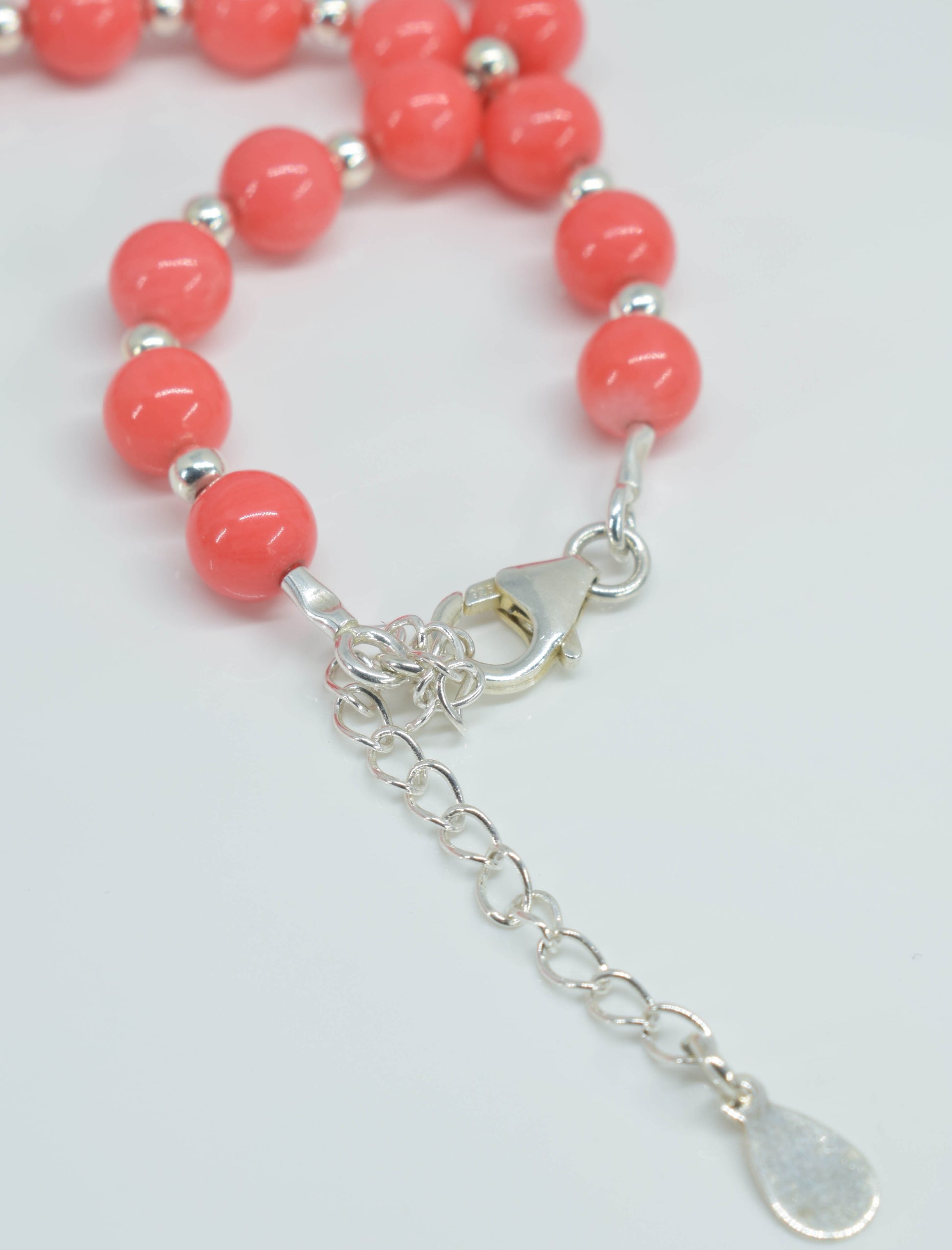 Handmade Coral Gemstone Necklace - Pixi Daisy