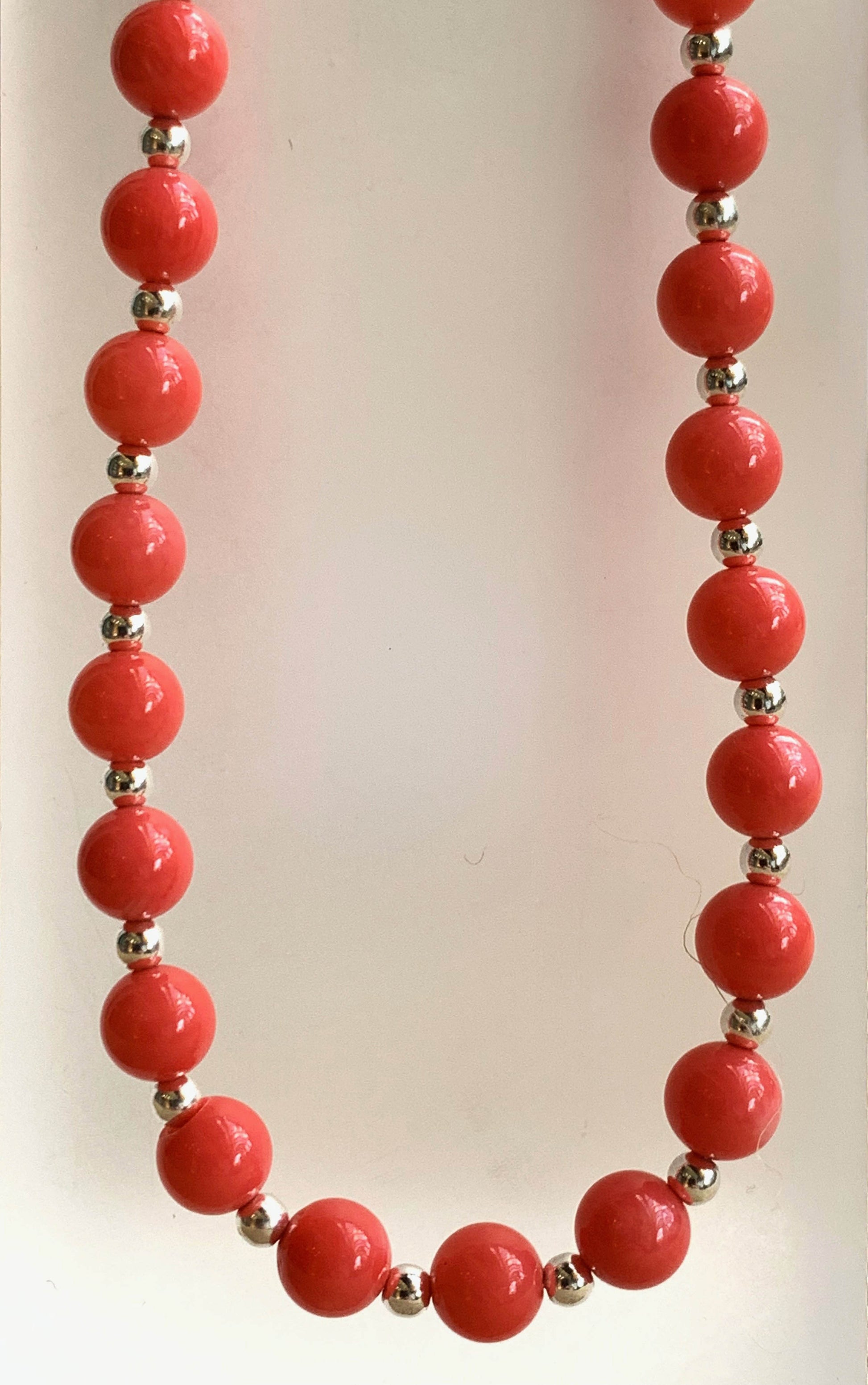 Handmade Coral Gemstone Necklace - Pixi Daisy